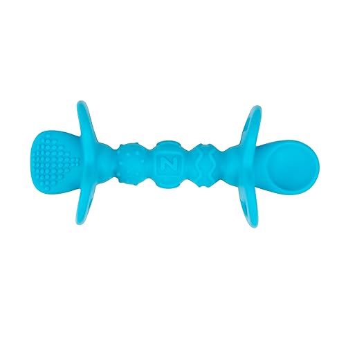 Nuby Dipeez 2 in 1 Silicone Spoons/Dipper, 2pk, Blue/Green - Jamouz