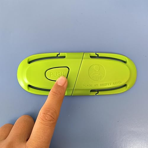 Universal Child Car Seat Chest Harness Clip Universal Safer Belt Clip Buckle Lock Stroller Chest Clip Adjustable Guard for Baby and Kids (Black) - Jamouz