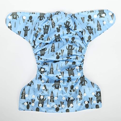 2 to 7 Years Old Junior Big Cloth Diaper Pocket Reusable Baby Kids Toddler (Be Brave) - Jamouz