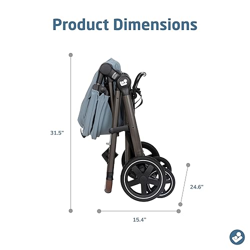 Maxi-Cosi Zelia™ Luxe 5-in-1 Modular - Baby Travel System Car Seat and Stroller, Infant Car Seat and Stroller Combo, Baby Car Seat and Stroller Combo in New Hope Tan - Jamouz