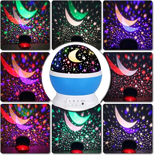 Toys for 1-10 Year Old Girls,Star Projector for Kids 2-9 Year Old Girl Gifts Toys for 3-8 Year Old Girls Christmas Gifts for 4-7 Year Old Boys Birthday Gifts Stocking Stuffers for Kids - Jamouz