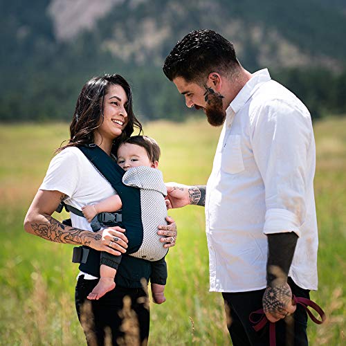 Beco Baby Carrier Gemini Newborn to Toddler-Front, Back and Hip Seat Carrier,Baby Carrier Backpack & Baby Front Carrier with Adjustable Seat,Ergonomic Baby Holder 7-35lbs (Grey) - Jamouz