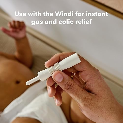 Frida Baby Windi Gas Passer, Baby Gas Relief and Colic Baby Relief, Baby Constipation Relief, 10 Count - Jamouz