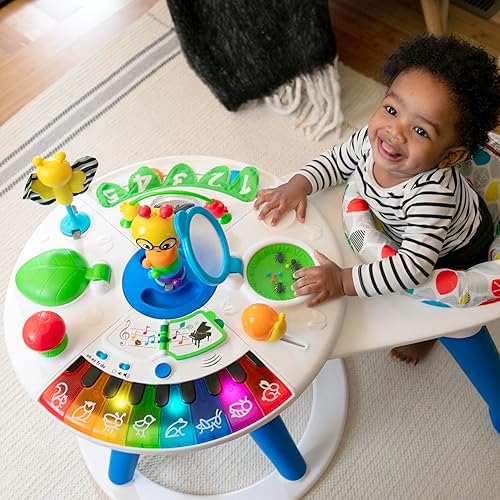 Baby Einstein Around We Grow 4-in-1 Walker, Discovery Activity Center and Table, Age 6 Months and up - Jamouz