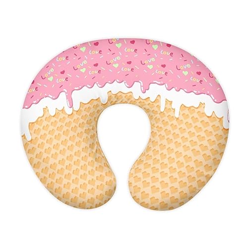 Cow Boy Nursing Pillow Cover for Baby Boys Breastfeeding Pillow Slipcover with Hidden Zipper Nursing Pillow Case for Newborn Girls Horse Breast Feeding Pillowcases Stain Resistant Beige - Jamouz