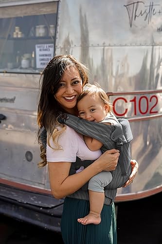 Beco Baby Carrier Gemini Newborn to Toddler-Front, Back and Hip Seat Carrier,Baby Carrier Backpack & Baby Front Carrier with Adjustable Seat,Ergonomic Baby Holder 7-35lbs (Grey) - Jamouz