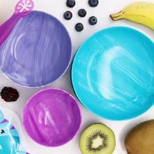 ChooMee IncrediBowl baby kids feeding food silicone suction blw weaning food toddler puree fruit