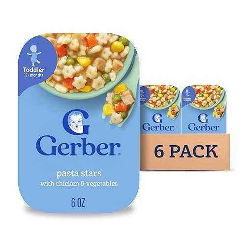 Gerber Mealtime for Toddler Mashed Potatoes & Gravy with Roasted Chicken & Carrots, 6.6 Ounce (Pack of 8) - Jamouz
