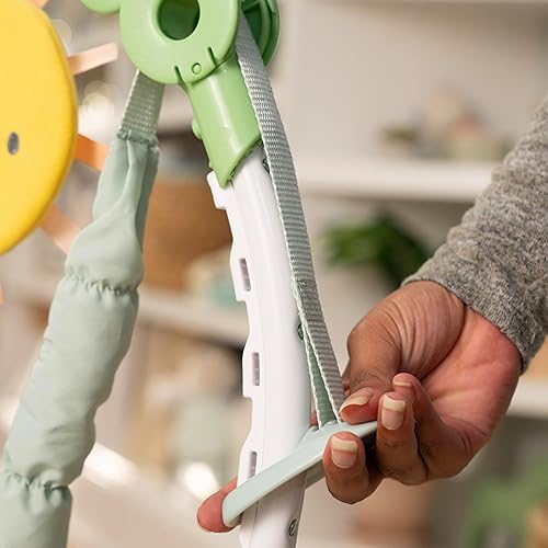 Ingenuity Tummy-to-Toes 6-in-1 Milestone Center, Play Gym, Foldable Mat, Music and Nature Sounds, Lights, Activity Jumper, Table, Playhouse, for Ages 0-48 Months - Jamouz