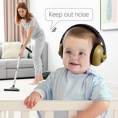 Baby Ear Protection Noise Cancelling Headphones for Babies for 3 Months to 3 Years (Blue) - Jamouz