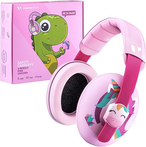 Vanderfields Baby Ear Protection Noise Cancelling Headphones for Babies, Toddlers, Infants 3 months to 2 years - Jamouz