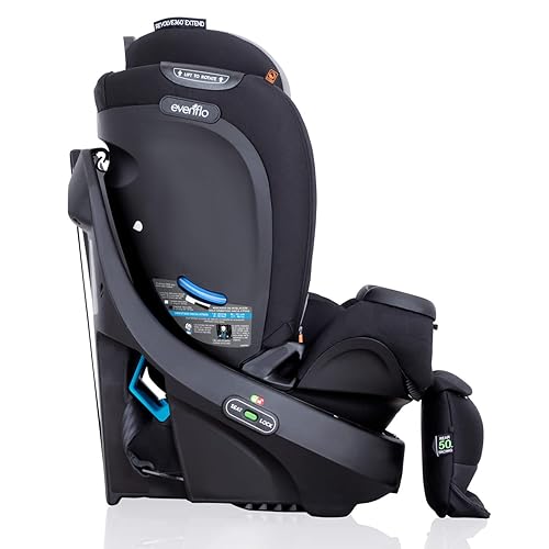 Evenflo Convertible Car Seat w/ 360 Degree Rotation & 3 Modes, Revolve360, Revere Gray - Jamouz