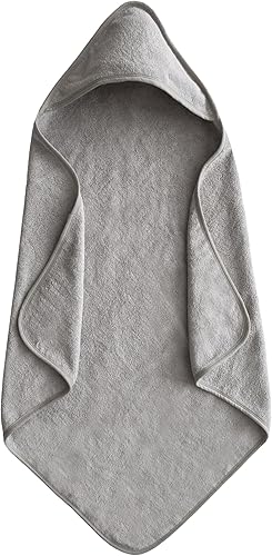 mushie Baby Hooded Towel | Organic Cotton (Blush) - Jamouz