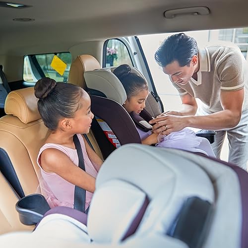 Safety 1st Everslim DLX Slim Convertible Car Seat– A 4-in-1 Convertible Child Safety Car Seats; Baby Car Seats for 5-100 lbs, Dunes Edge - Jamouz