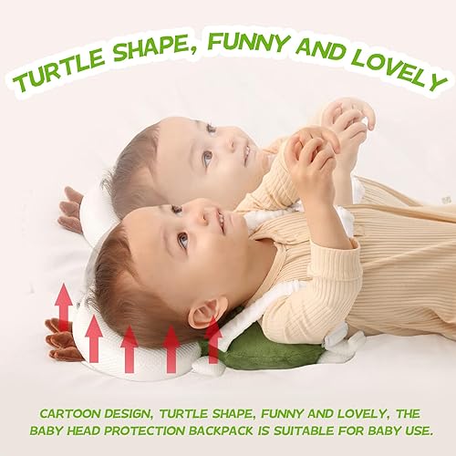 Baby Head Protector Backpack: Alarm Function,Adjustable and Ultra-Light(Bee) - Jamouz