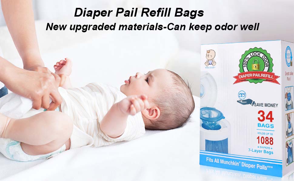 Diaper Pail Refill Bags