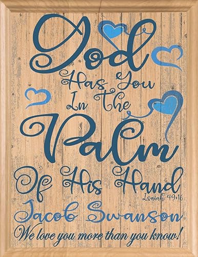 Baptism Gift Blessing Personalized Christening Gifts - for Boys Baby Girls Babies Made in USA (My Baptism) - Jamouz