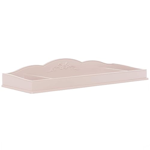 Evolur Aurora Change Tray I Lasting Quality I Intricate Ribbon Bow Scrollwork, Dusty Rose - Jamouz