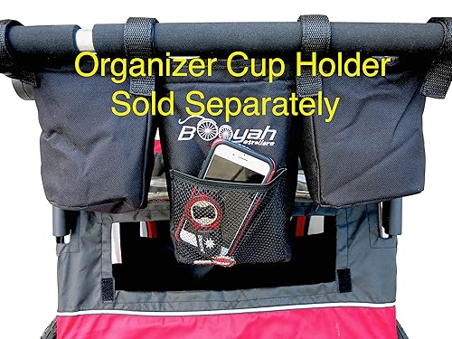 Booyah Strollers Double Child Baby Bike Bicycle Trailer, Jogger, Stroller with Suspension (Green) - Jamouz