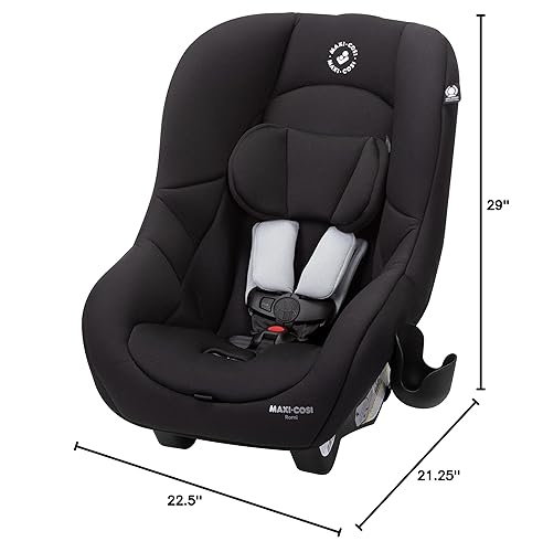 Maxi-Cosi Romi Convertible Car Seat, Converts from Rear Facing Car Seat (5-40 lbs) to Forward Facing Car Seat (22-40 lbs) Essential Black - Jamouz