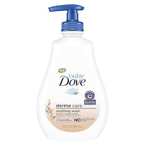 Baby Dove Derma Care Soothing Wash Skin Care with Colloidal Oatmeal Suitable for eczema prone skin 13 oz - Jamouz