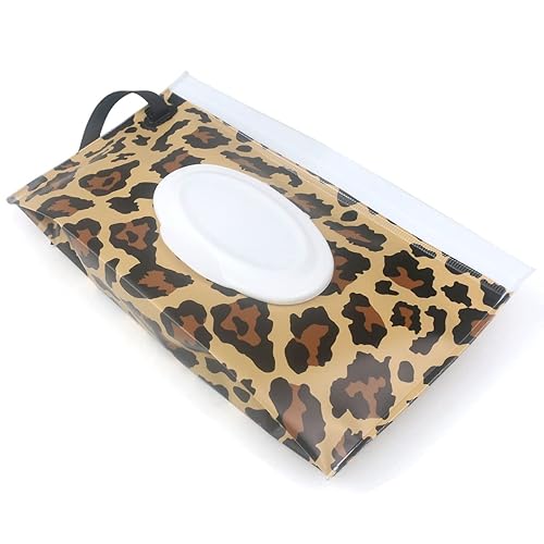 Baby Wipe Dispenser,Portable Refillable Wipe Holder Wipe Dispenser Bag Reusable Travel Wet Wipe Pouch (blue purple) - Jamouz