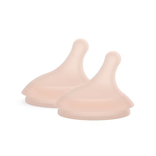 Suavinex Zero.Zero Medium Flow Asymmetrical Silicone Nipple, 2 Pack (3m+), Fair - Jamouz