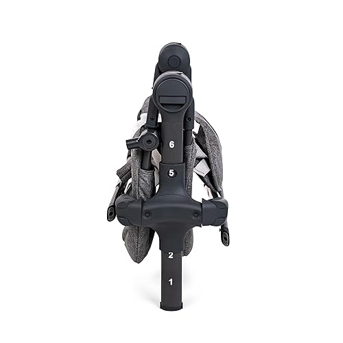 Baby Delight Bloom Baby Seat | Soothing and Adjustable Baby Chair | Portable and Compact | Charcoal Tweed - Jamouz