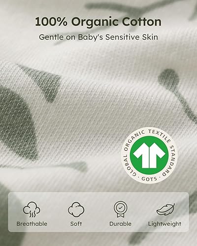 Yoofoss Baby Sleep Sack 6-12 Months Wearable Blanket for Babies 100% Cotton 2-Way Zipper TOG 0.5 Toddler Sleeping Sack 3 Pack, Soft Lightweight Sleep Sacks - Jamouz