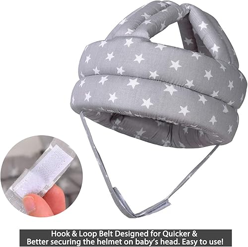 Baby Helmet for Crawling Walking Soft Cushion No Bumps - Jamouz