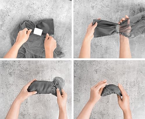 Baby Mosquito Net for Stroller and Carrycot - Jogging Stroller Insect Mesh Net - Universal Fit, Premium Quality: Machine Washable - Gray - Jamouz