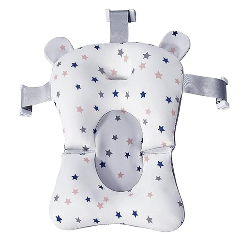 Baby Bath Cushion Pad Newborn Bathtub Mat Infant Bath Supporter Net Baby Bathtub Pillow Nonslip Floating Bathing Tub Seat - Jamouz