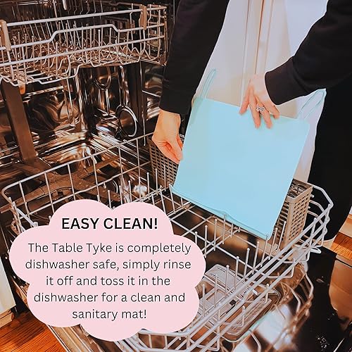 100% Silicone Placemat with Teething Edge Bumper/Spill Stopper | Dishwasher Safe, Travel Ready Non-Slip Suction Activity Mat for Infants, Babies, Toddlers, Children, Kids (Sage Green) - Jamouz