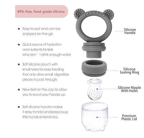 Baby Food Freezer Tray and Teething Popsicle Molds – The Perfect Solution for Your Little One's Teething and Feeding Needs - Jamouz