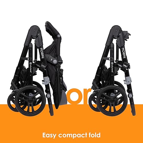 Baby Trend Morph Single to Double Modular Stroller, Dash Black - Jamouz