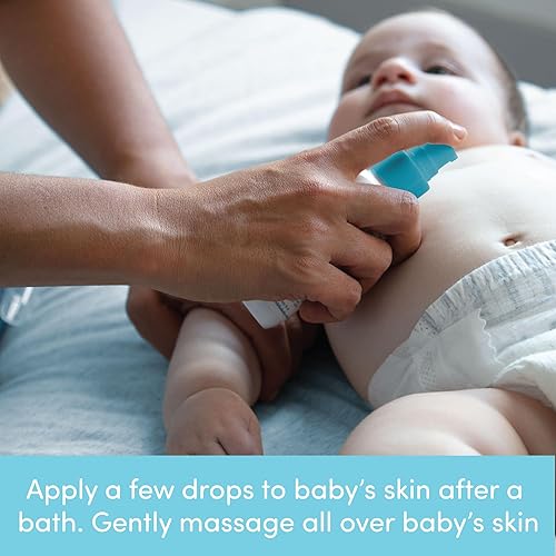 Bliss Baby Soothing Baby Oil, All Natural, Premium & Fragrance Free, Vegan - Made with Organic Avocado Oil & Other Plant-Based Ingredients, Dermatologist Tested, Hydrating Baby Massage Oil, 4 fl. Oz. - Jamouz