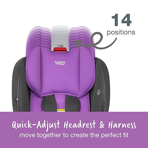 Britax Marathon Clicktight Convertible Car Seat, Mod Purple SafeWash - Jamouz