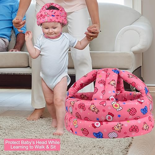 Baby Helmet for Crawling Walking Soft Cushion No Bumps - Jamouz