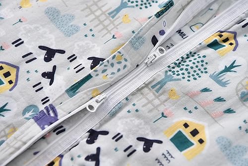 Baby Sleep Sack 2-4 T Baby Wearable Blanket 100% Organic Cotton 0.5 TOG Toddler Sleeping Sack 2- Way Zipper Soft Lightweight X-Large Pup - Jamouz