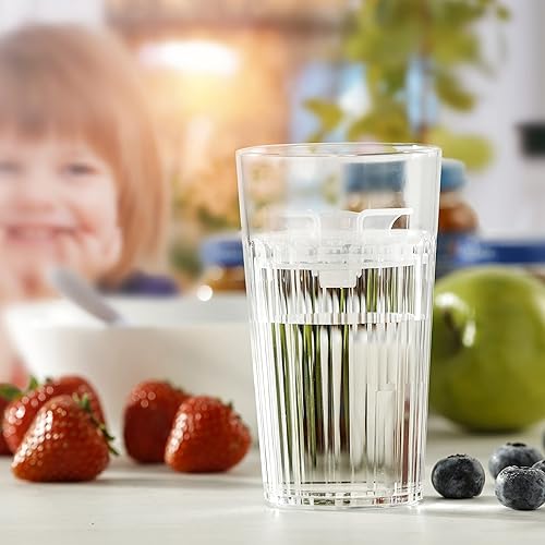 BUNDLE: Reflo Smart Cup (Clear 1-Pack) Open Training Cup, Toddler Cup, 360 Control-Flow, AND free training and use e-guide via QR code on packaging. - Jamouz