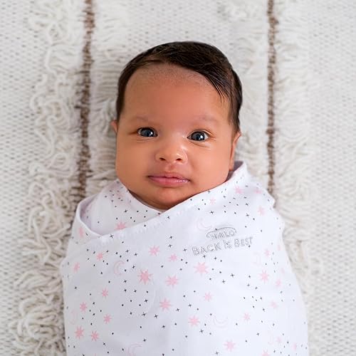 HALO 100% Cotton Sleepsack Swaddle, 3-Way Adjustable Wearable Blanket, TOG 1.5, Baby Blue, Newborn, 0-3 Months - Jamouz