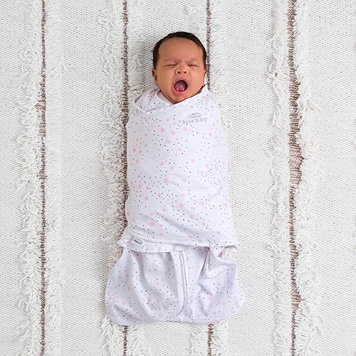 HALO 100% Cotton Sleepsack Swaddle, 3-Way Adjustable Wearable Blanket, TOG 1.5, Baby Blue, Newborn, 0-3 Months - Jamouz