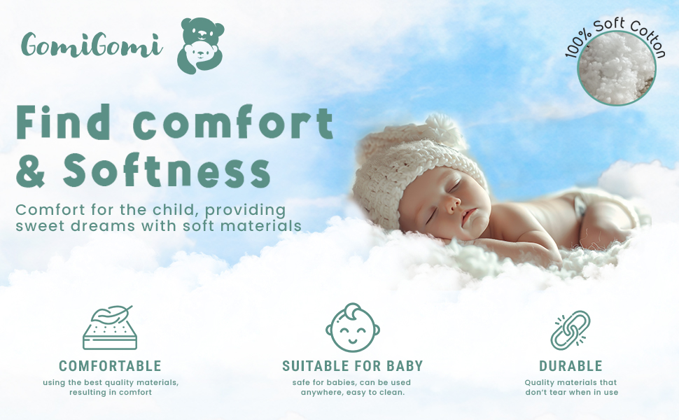 Cotton, suitable Eco Baby, Durable, Comfortable