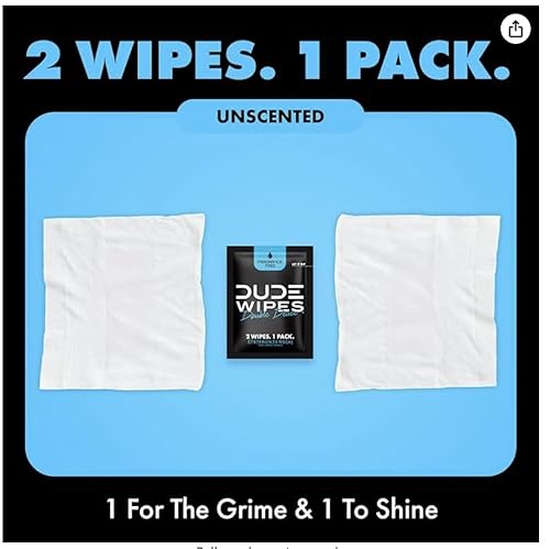 DUDE Baby Wipes - Flushable Baby Wipes Unscented - (6 Pack) 288 Wipes - Extra Large Wet Wipes Flushable - Vitamin-E & Aloe - Septic and Sewer Safe - Jamouz
