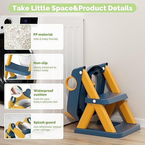 Training Toilet Ladder, Multi-Use, Convenient and Suitable for Most Situations，Girls, Boys - Jamouz