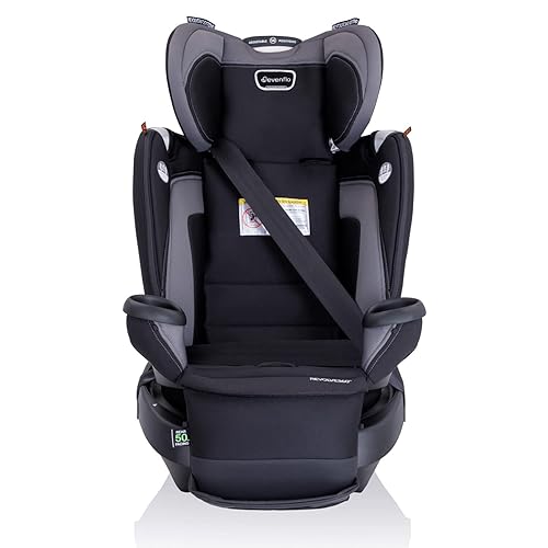 Evenflo Convertible Car Seat w/ 360 Degree Rotation & 3 Modes, Revolve360, Revere Gray - Jamouz