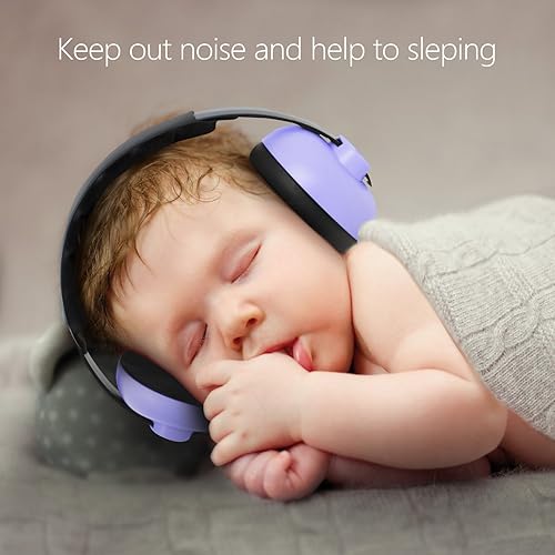 Baby Ear Protection Noise Cancelling Headphones for Babies for 3 Months to 3 Years (Blue) - Jamouz