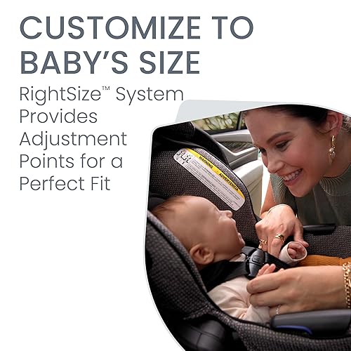 Britax Willow Grove SC Baby Travel System, Infant Car Seat and Stroller Combo with Alpine Base, ClickTight Technology, SafeWash, Pindot Stone - Jamouz