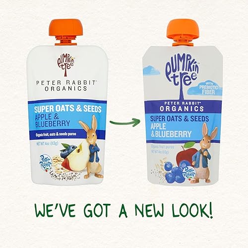 Pumpkin Tree Organics Super Oats & Seeds, Banana & Strawberry, 4 Ounce (Pack of 10) - Jamouz