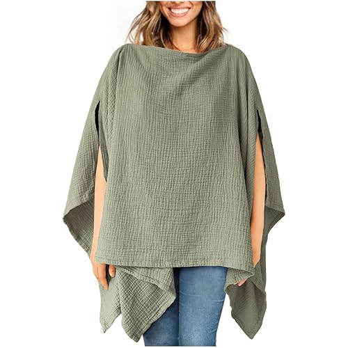 Konssy Muslin Nursing Cover for Breastfeeding, 360° Full Privacy Breathable 100% Cotton Breastfeeding Cover, Multi-use Carseat Canopy - Jamouz